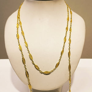 Collier Sautoir en Or Jaune 18k