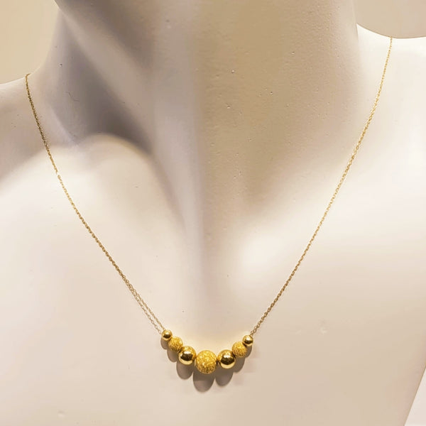 Collier en Or Jaune 18 Carats Maille Fine
