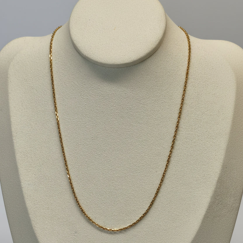 Collier Sautoir en Or Jaune 18k
