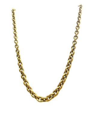 Collier Ras du Cou en Or Jaune 18 K