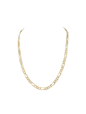 Collier Matinée en Or Jaune 18 Carats Figaro 62cm