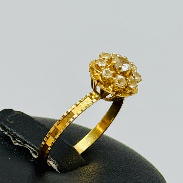 Bague chou avec oxydes