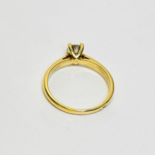 Bague or avec diamant 0,40ct