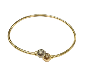 Bracelet Jonc 3 Ors 18K ⌀6,5