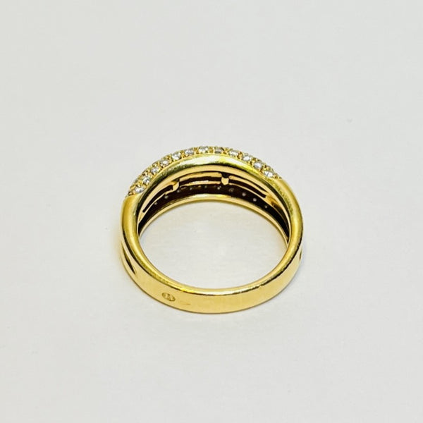 Bague or avec diamants