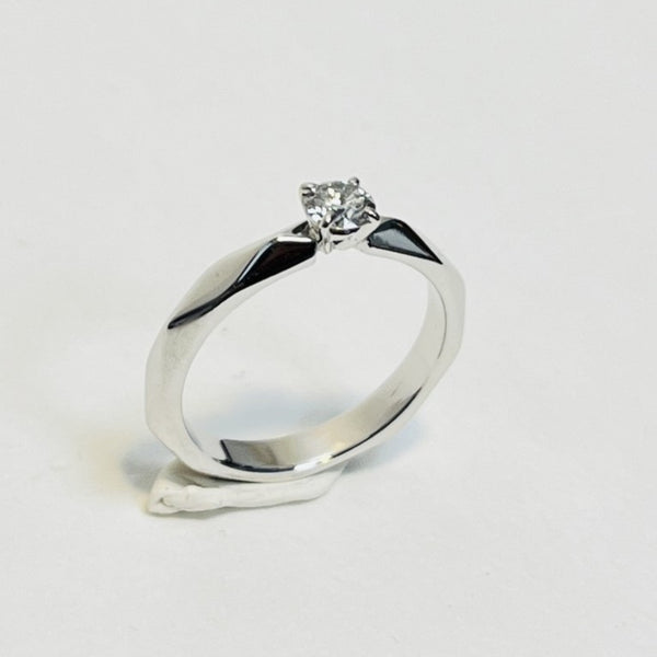 Bague Boucheron avec diamant solitaire 0,20ct