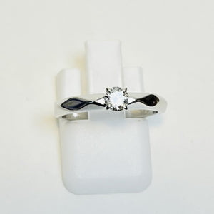 Bague Boucheron avec diamant solitaire 0,20ct