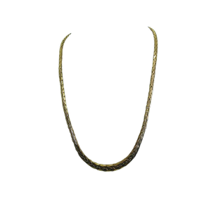 Collier Maille Anglaise en Or Jaune 18K Lg 49,5 cm