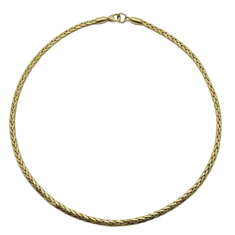 Collier Maille Anglaise en Or Jaune 18 K - 49.5cm - 20,11gr
