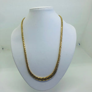Collier Maille Anglaise en Or Jaune 18K Lg 49,5 cm
