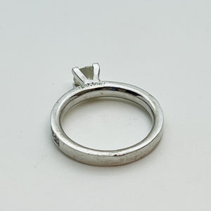 Bague or avec diamant solitaire 0,50ct