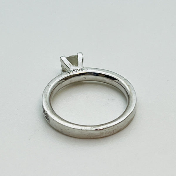 Bague or avec diamant solitaire 0,50ct