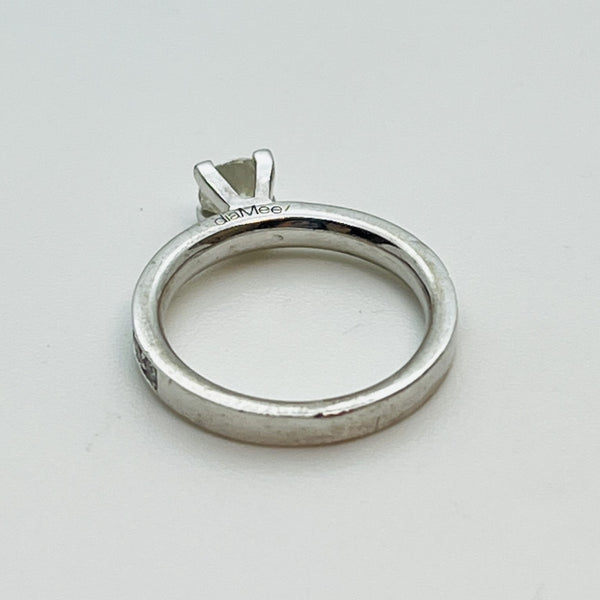 Bague or avec diamant solitaire 0,50ct