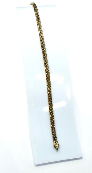 Bracelet or maille palmier