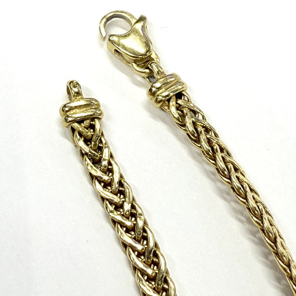 Bracelet or maille palmier