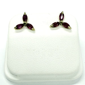 Parure Or Jaune avec Rubis et Zirconium