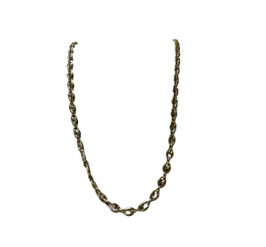 Collier Matinée Grain de Café en Or Jaune 18K
