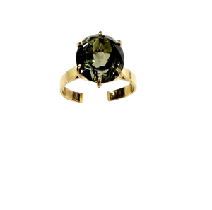 Bague Or Jaune avec Jade