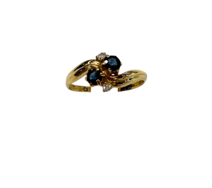 Bagues Or avec Saphirs et Diamants
