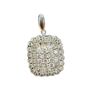 Pendentif or avec diamants