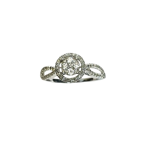 Bague or avec diamants