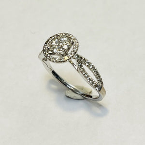 Bague or avec diamants