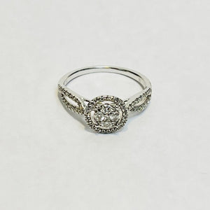 Bague or avec diamants