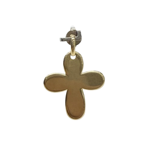 Pendentif croix en Or jaune 18k 3cm