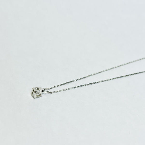 Collier or avec pendentif diamant 0,50ct