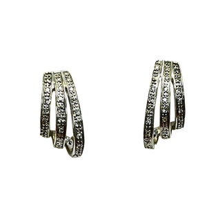 Boucles d'oreille or avec diamants