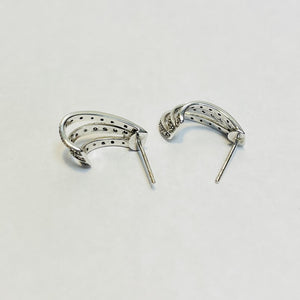 Boucles d'oreille or avec diamants