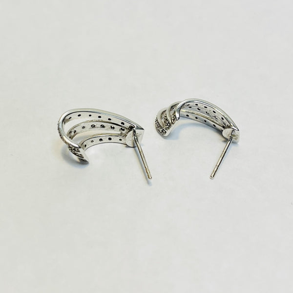 Boucles d'oreille or avec diamants
