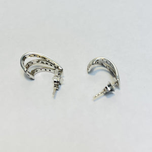 Boucles d'oreille or avec diamants