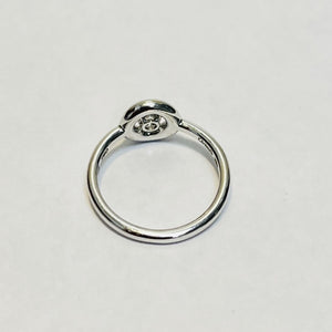 Bague or avec diamant solitaire