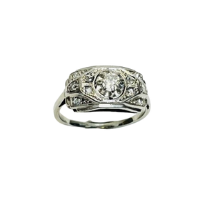 Bague or avec diamants