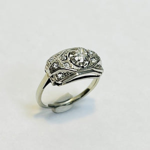 Bague or avec diamants