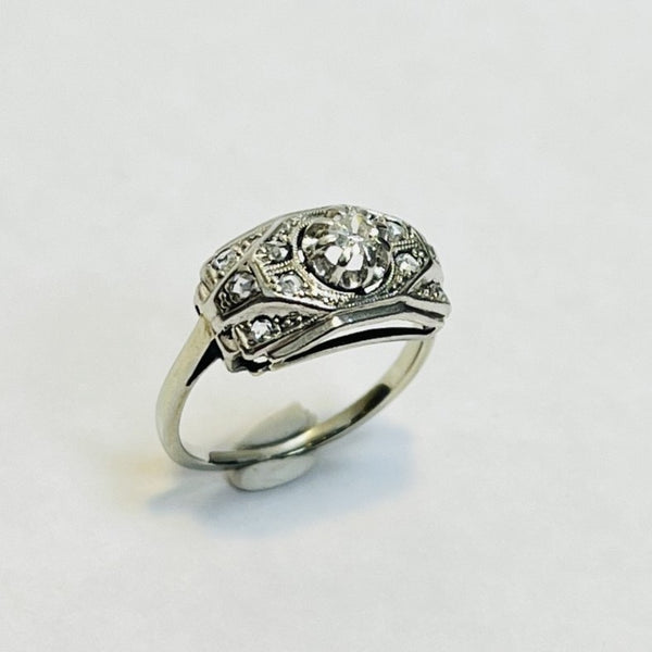 Bague or avec diamants