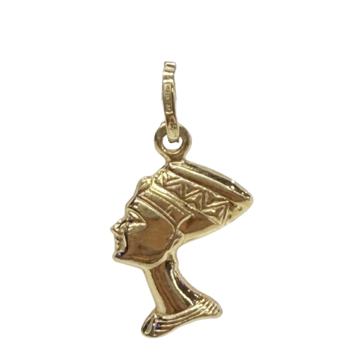 Pendentif Nefertiti Or Jaune 18k en Bon Etat