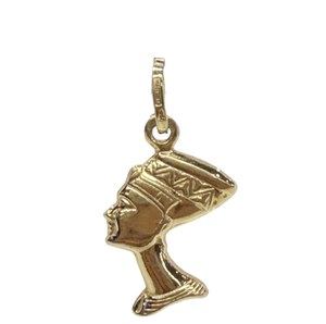Pendentif Nefertiti Or Jaune 18k en Bon Etat