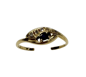 Bague Or 18k Saphir et Diamants - Taille 55