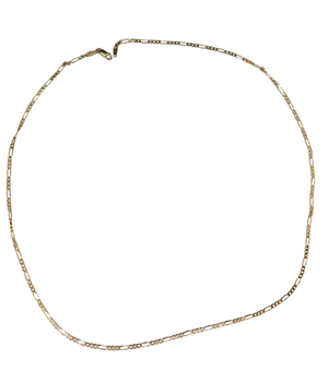 Collier Sautoir en Or Maille figaro
