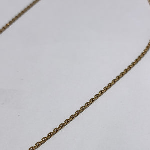 Collier Or Jaune Maille Forçat