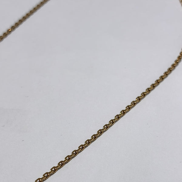 Collier Or Jaune Maille Forçat