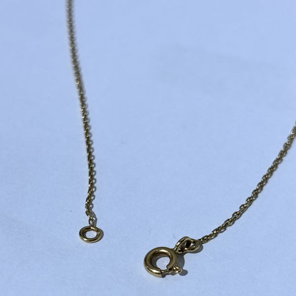 Chaîne en or jaune maille forçat