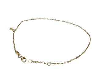 Bracelet Chaîne de cheville en Or Jaune 18k