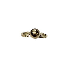 Bague boule en Or jaune 18k T.55