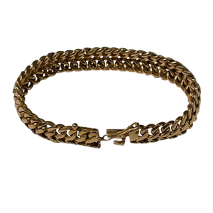 Bracelet maille Américaine en Or Jaune 18K
