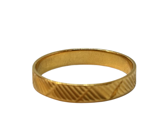 Bagues Alliance Or Jaune 18 Carats Taille 62
