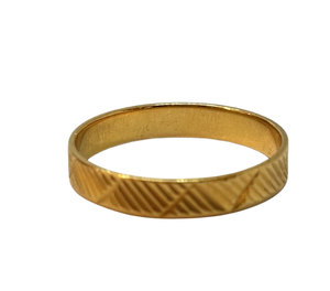 Bagues Alliance Or Jaune 18 Carats Taille 62