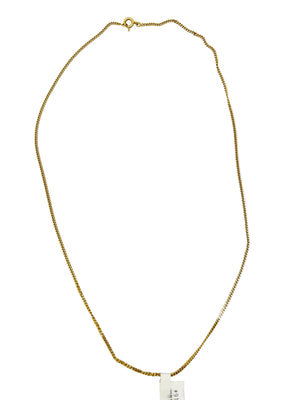 Collier Princesse en Or Jaune 18 Carats Maille Figaro